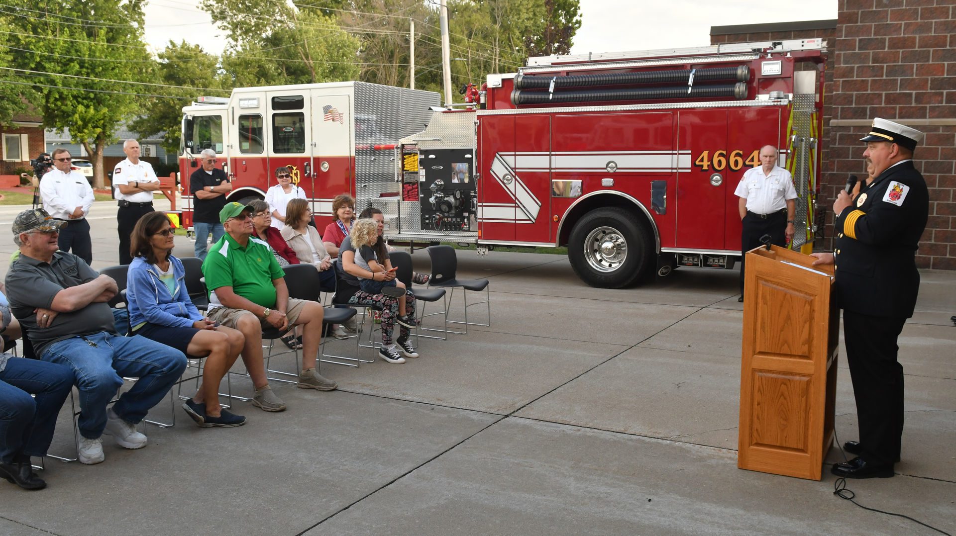 Silvis Fire Department new Pierce Enforcer Pumper